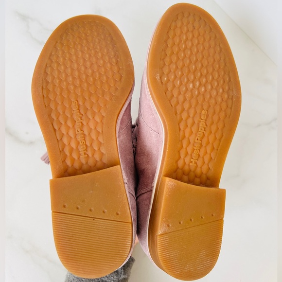 Hush Puppies Lavender Suede Moyen Boots Size 5.5 - Picture 5 of 7